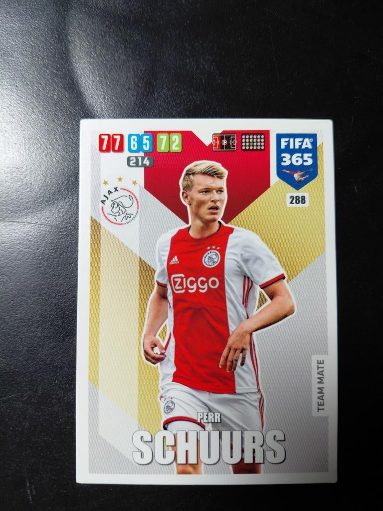 Per schuurs (afc ajax) panini, Ophalen of Verzenden, Nieuw, Ajax, Poster, Plaatje of Sticker