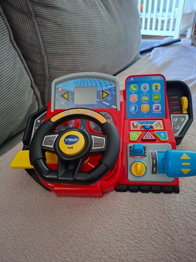 VTech Rijd & Leer Racer - Interactief Stuurwiel Speelgoed, Kinderen en Baby's, Speelgoed | Vtech, Ophalen of Verzenden, Gebruikt