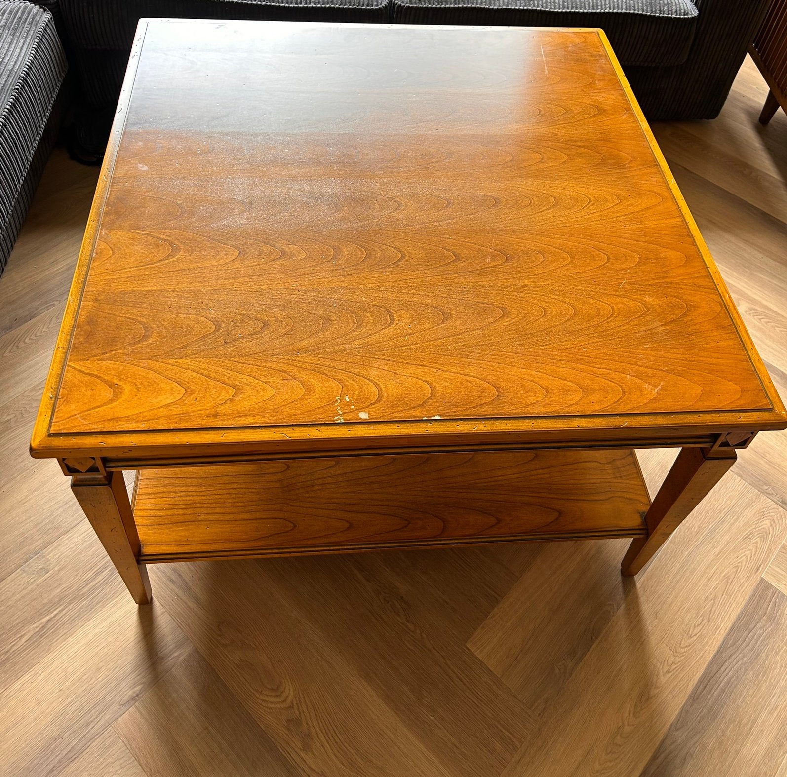 Selva Italiaanse design salontafel - kersenhout, Ophalen, 50 tot 100 cm, Zo goed als nieuw, Kersenhout