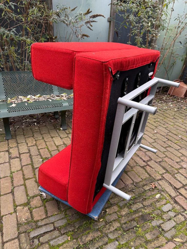 2x Cassina Reef fauteuils draaibaar Italiaans Design, Huis en Inrichting, Ophalen, Gebruikt, Overige materialen, Modern Klassiek Italiaans Geometrisch Bauhaus