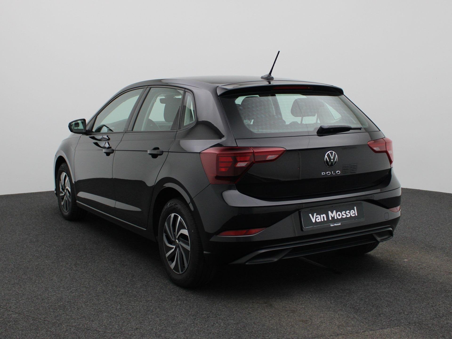 Volkswagen Polo 1.0 TSI Life, Auto's, Voorwielaandrijving, Stof, Gebruikt, Zwart