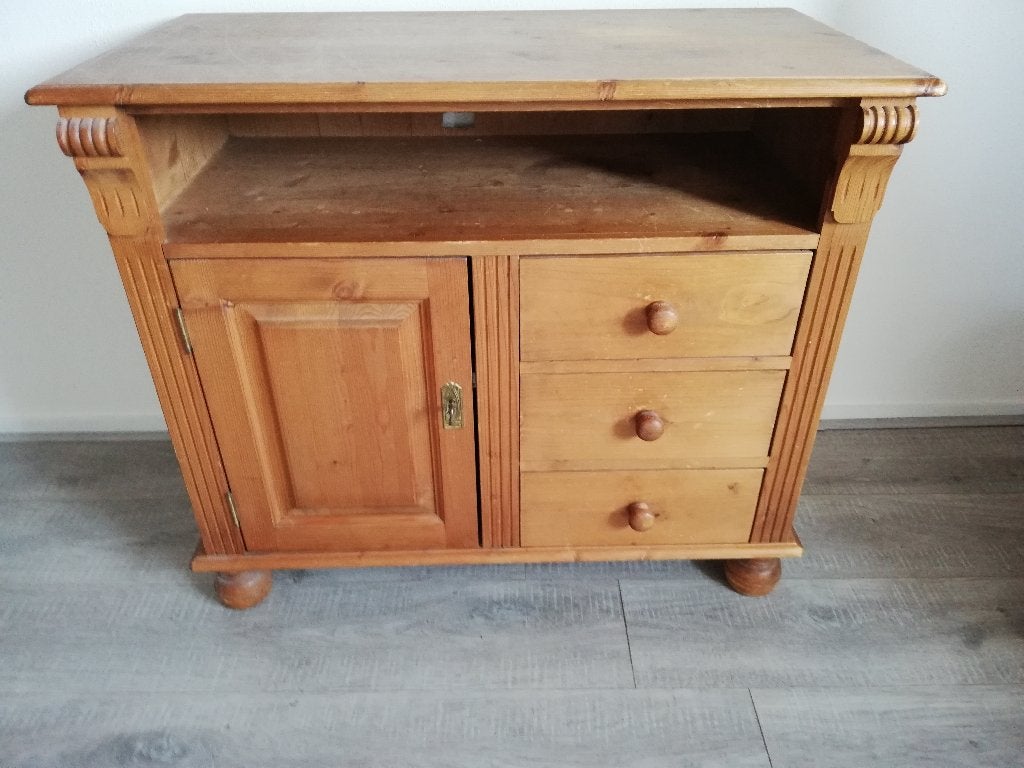 Grenen kastje, Ophalen, Gebruikt, Klassiek, 50 tot 100 cm