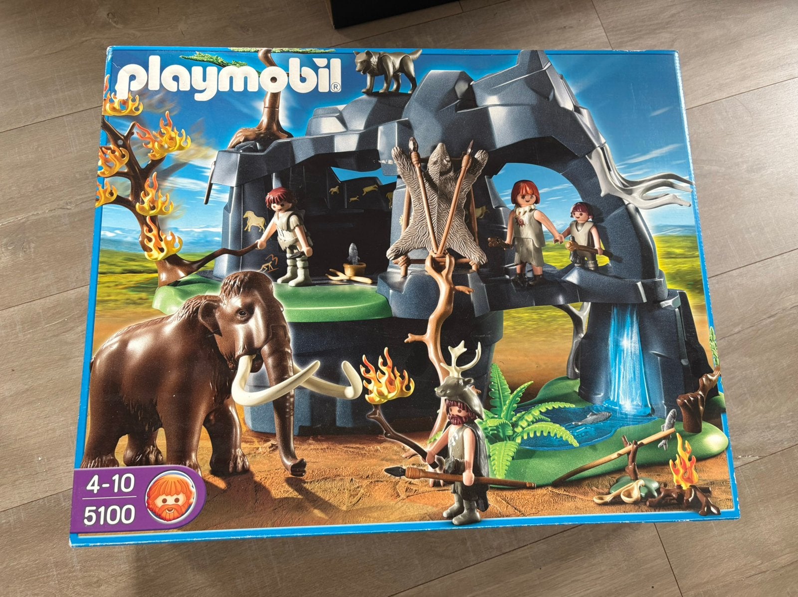 Playmobil 5100 oertijd/steentijd Mammoet, Complete set, Overige typen, Ophalen of Verzenden, Zo goed als nieuw