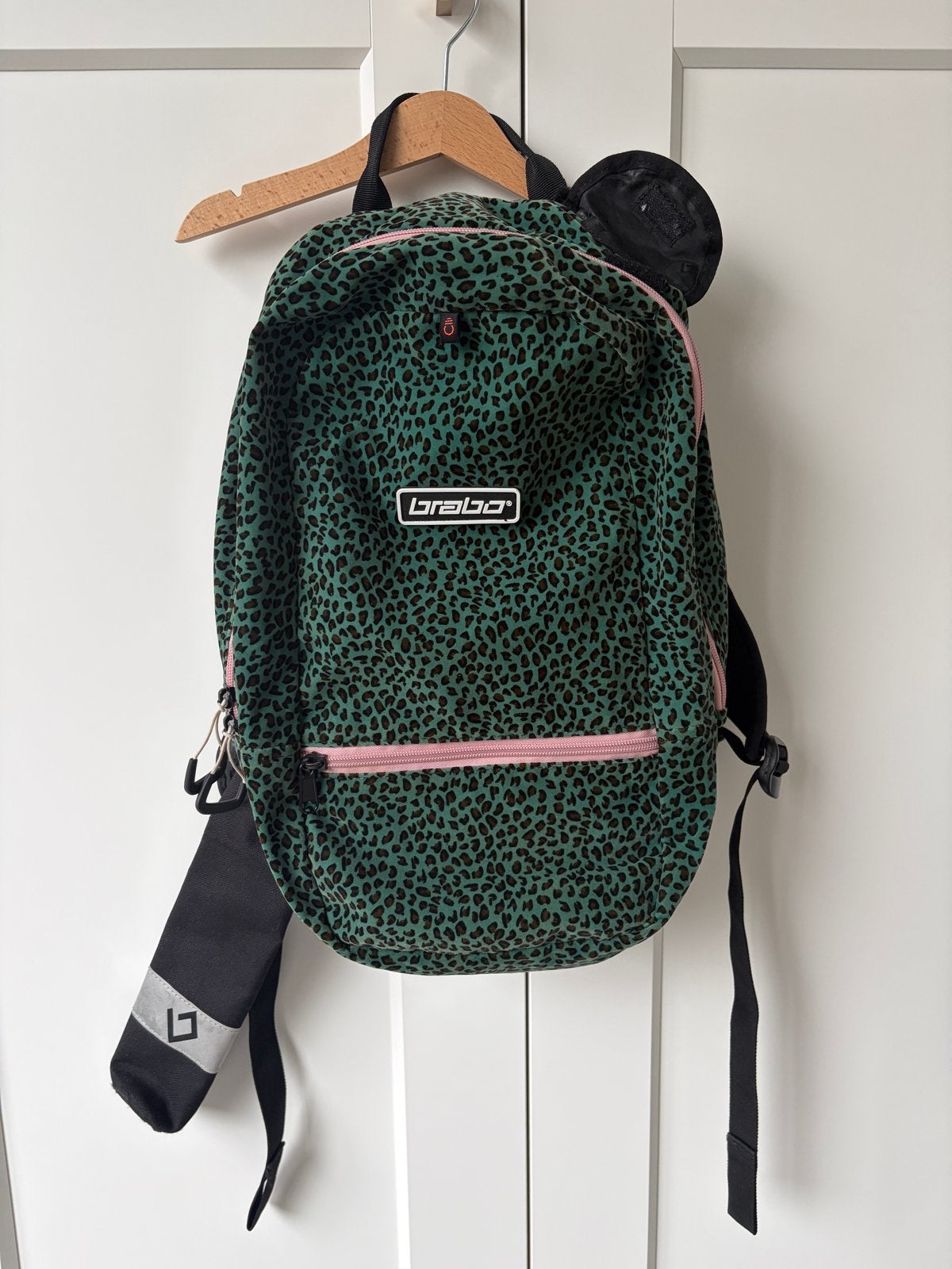 Brabo Hockey Rugtas - Groen met Luipaardprint, Ophalen, Gebruikt, Tas