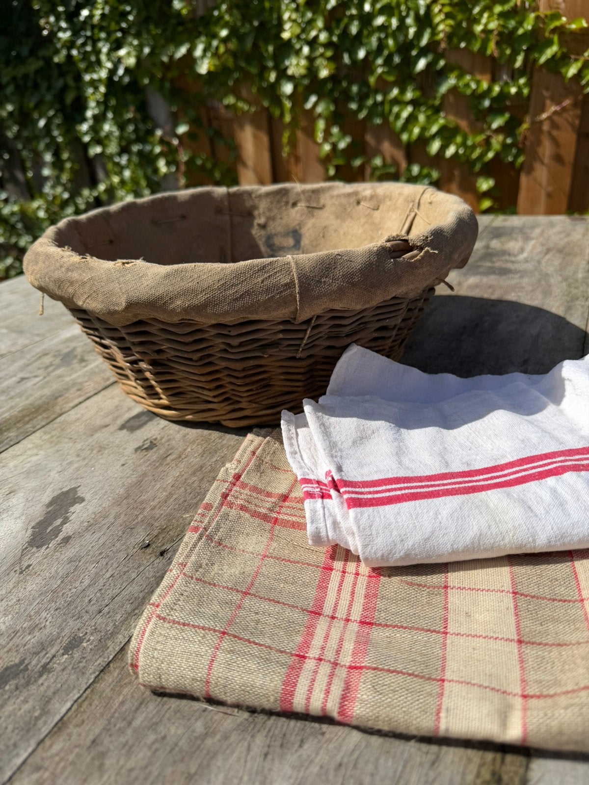 Oud frans brood rijs mandje brocante, Ophalen of Verzenden