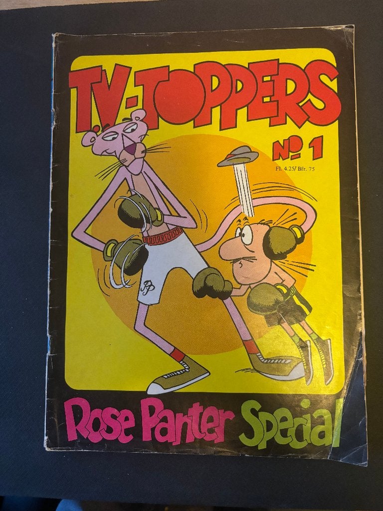 4 strips van de TV-Toppers, Boeken, Stripboeken, Meerdere stripboeken, Ophalen of Verzenden, Gelezen