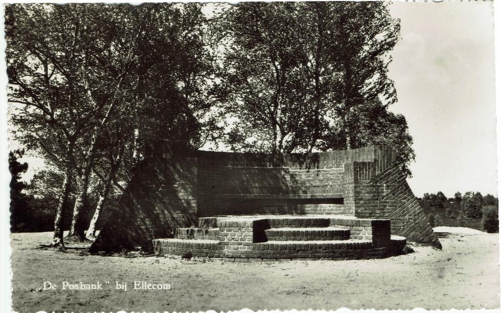 Ellecom – De Posbank. Gelopen Rotterdam 1957., Ophalen of Verzenden, 1940 tot 1960, Gelopen, Gelderland