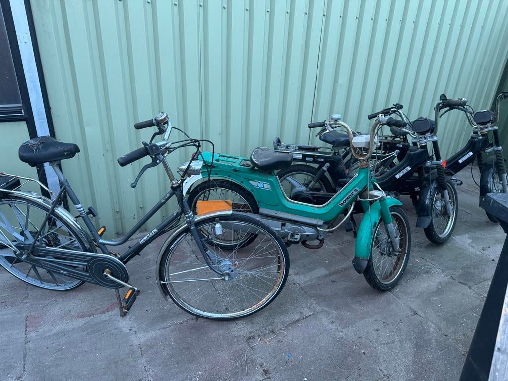 Partij oldtimer brommers Sparta Piaggio Vespa boxer peugeot, Ophalen, Maximaal 45 km/u, Overige merken