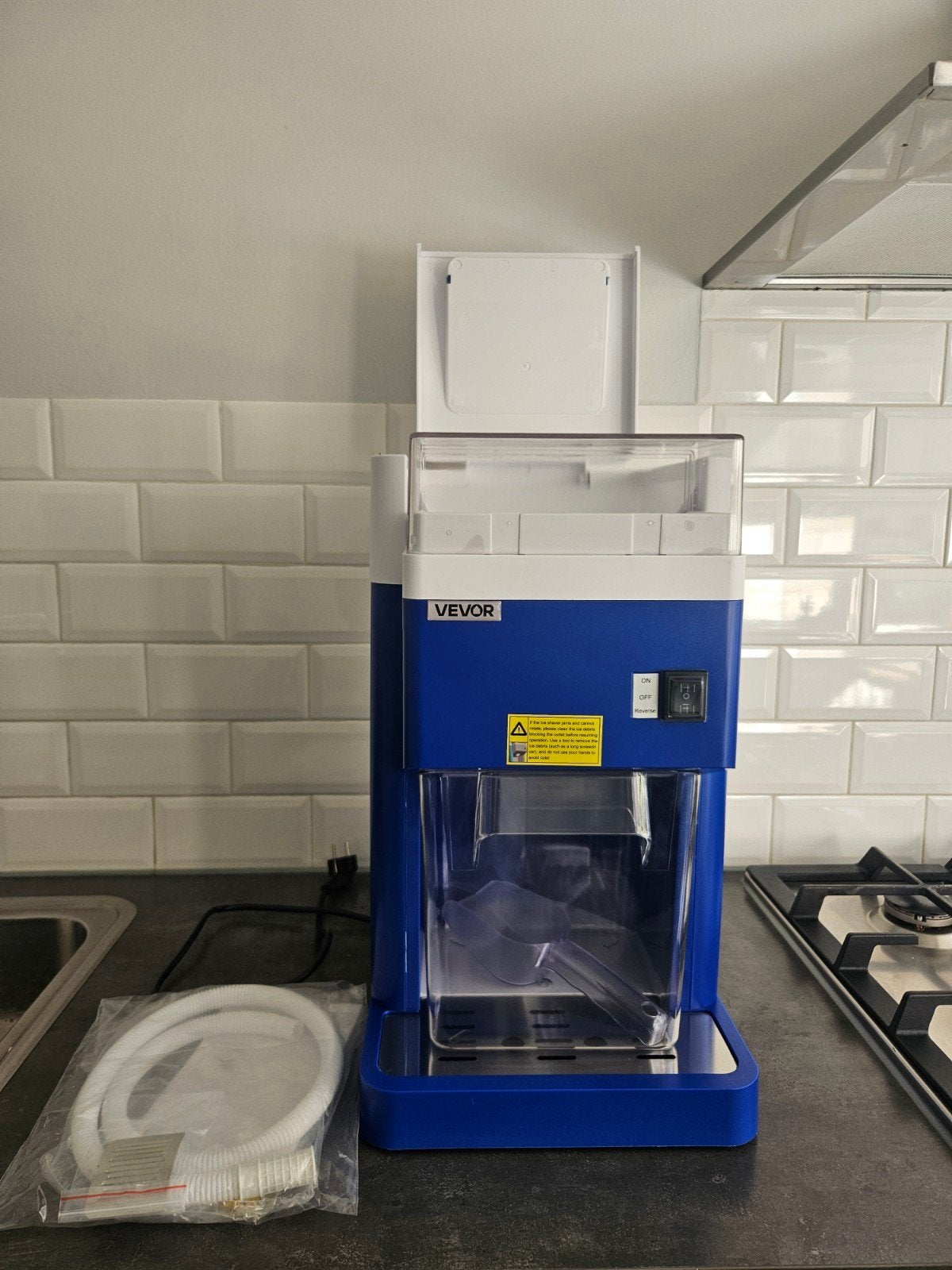 Vevor IJsblokjesmachine / Crushed Ice Maker, Ophalen of Verzenden, Zo goed als nieuw
