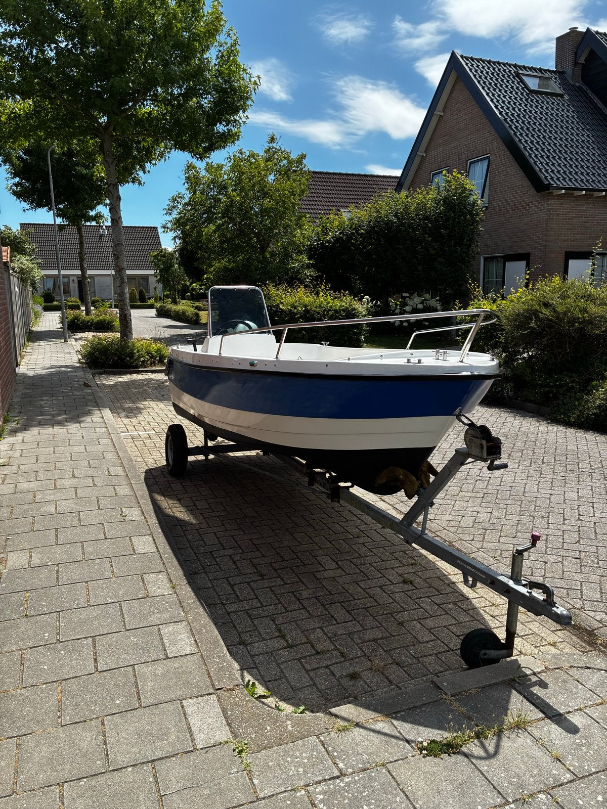 Topcraft 435 Millennium met Honda 8 pk, Ophalen, Tot 10 pk, Zo goed als nieuw, Topcraft