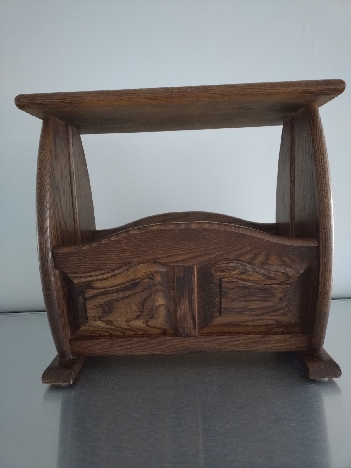 kranten/lectuurbak., Krantenbak, Ophalen, Klassiek, Hout