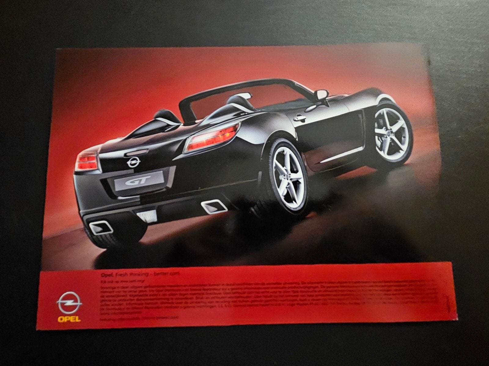 Brochure Opel GT model 2006.75, Ophalen of Verzenden, Zo goed als nieuw, Opel