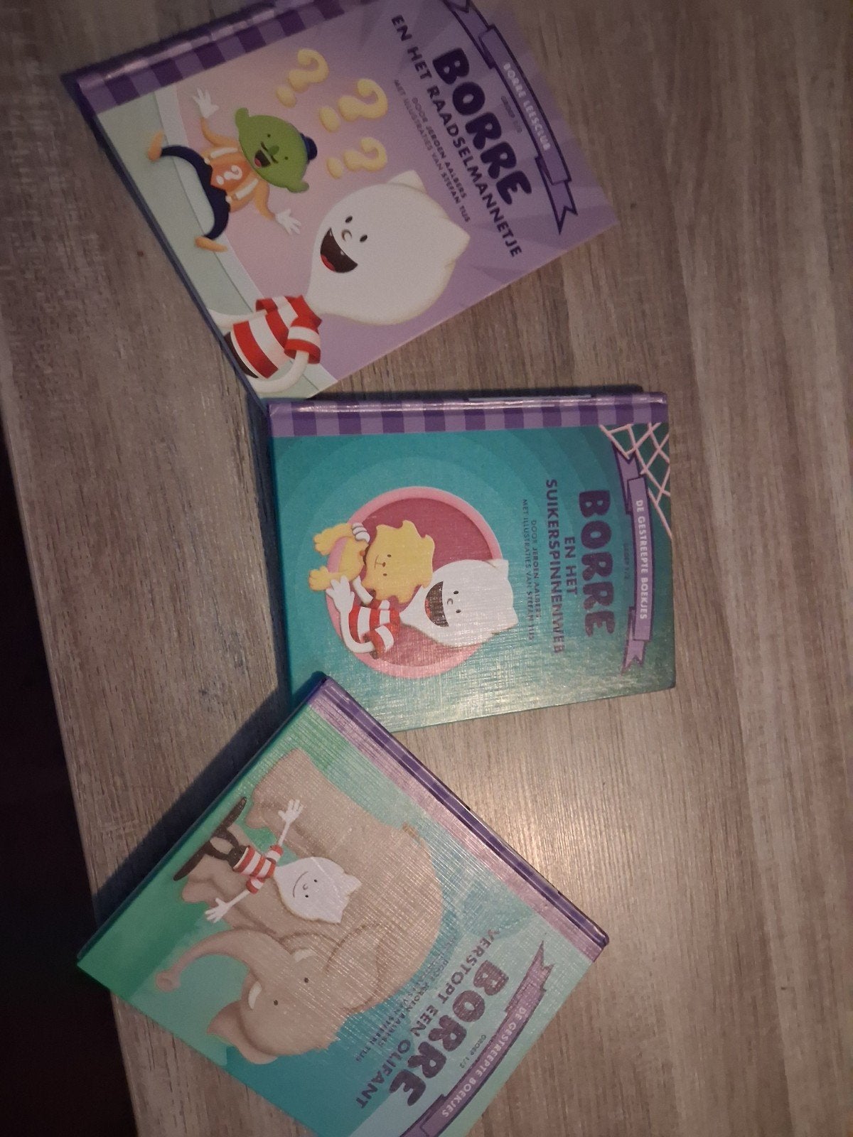 Borre Boekjes: Raadselmannetje, Suikerspinnenweb, Olifant, Boeken, Ophalen, Fictie algemeen, Jongen of Meisje, Zo goed als nieuw