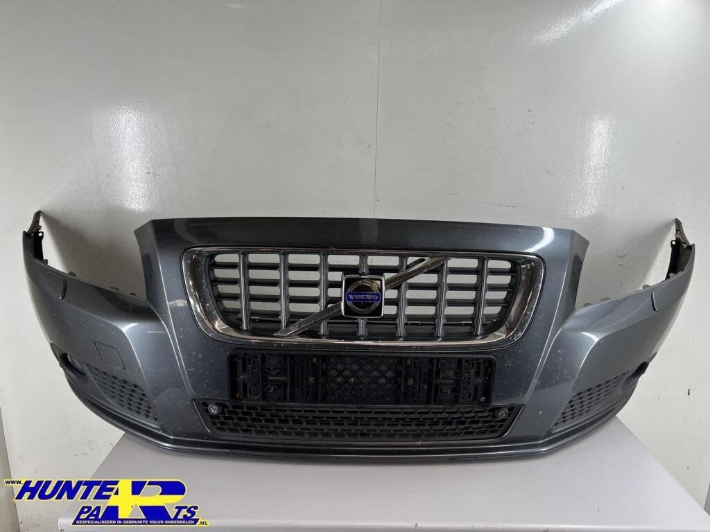 Voorbumper grijs 455-16 Volvo V70 III ('07-'14) 30678623, Gebruikt, Voor, Ophalen of Verzenden