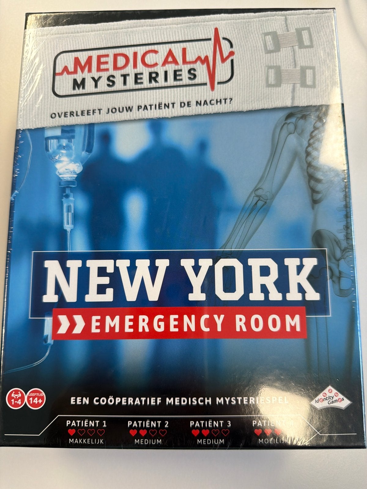Medical Mysteries: New York Emergency Room Coöperatief Spel, Drie of vier spelers, Ophalen of Verzenden, Nieuw