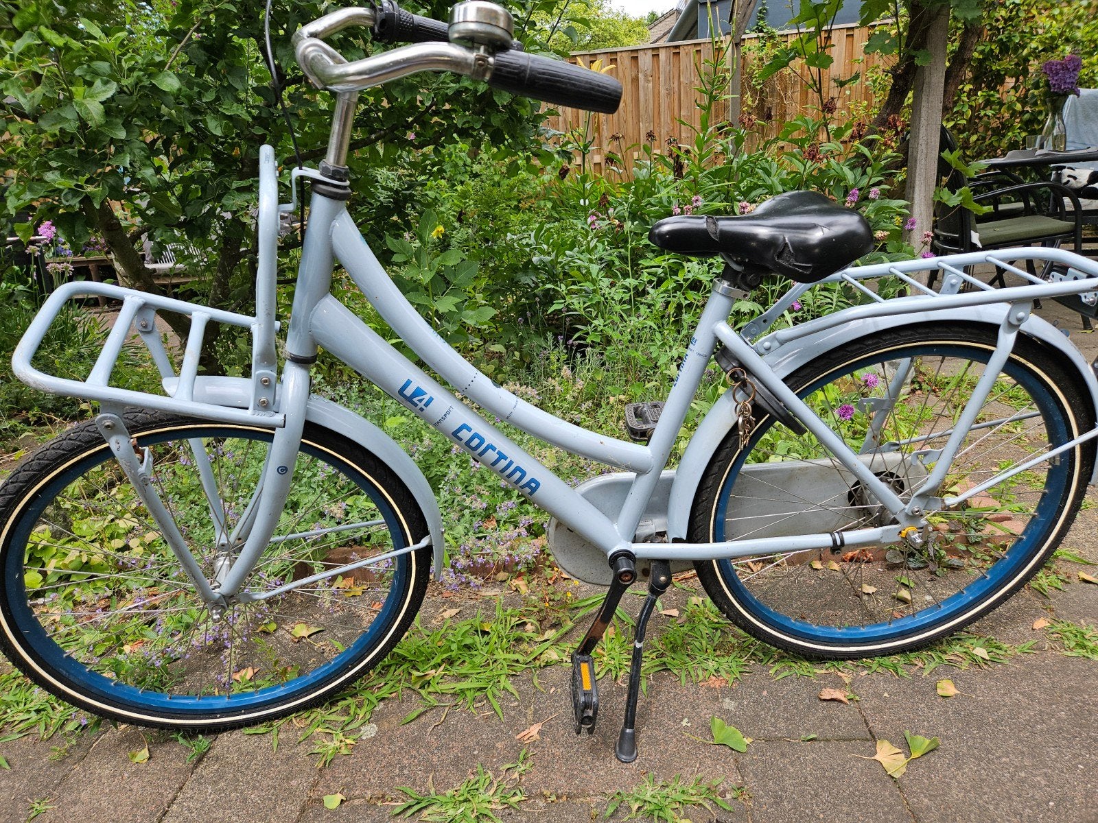 Cortina meisjes fiets 24 inch - Blauw, Fietsen en Brommers, Fietsen | Meisjes, Ophalen, Terugtraprem, Versnellingen, Cortina