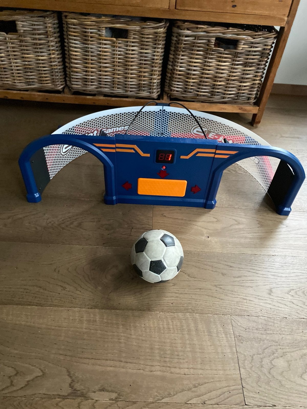Interactieve voetbalgoal met scoreteller en bal, Ophalen of Verzenden, Gebruikt, Overige typen