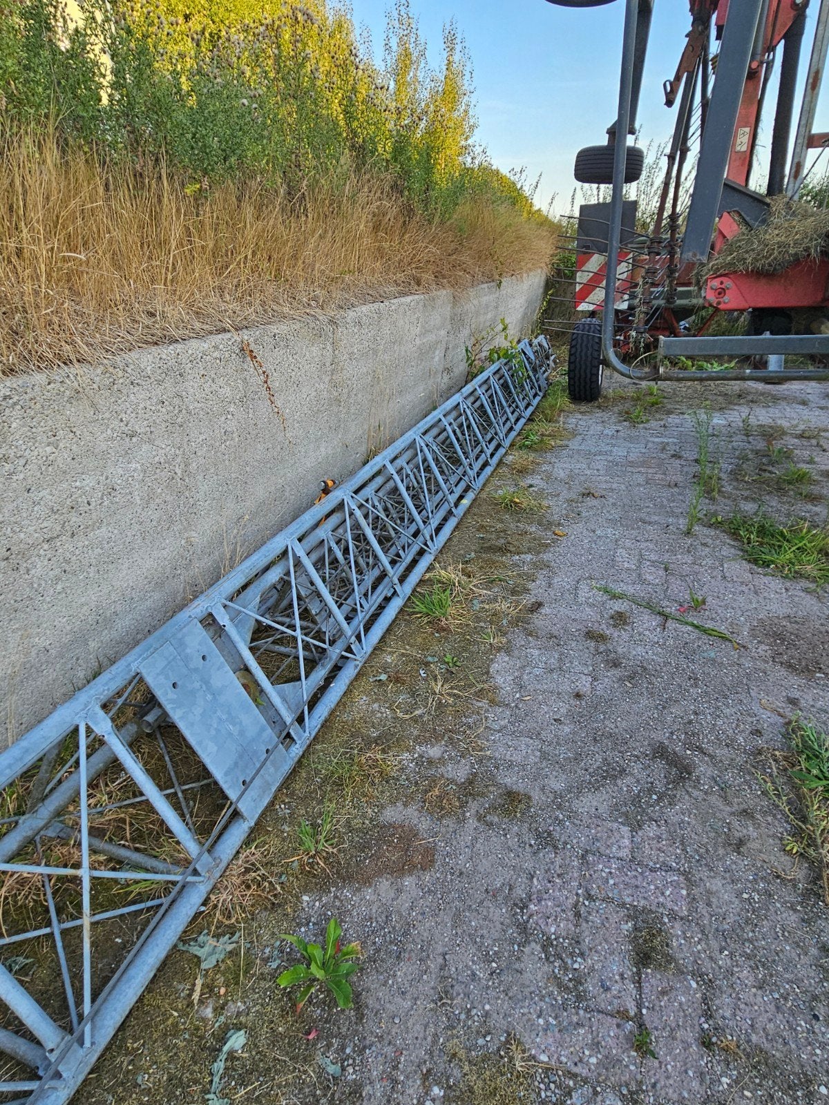 constructiemast 20 meter, Ophalen, Gebruikt, Mast