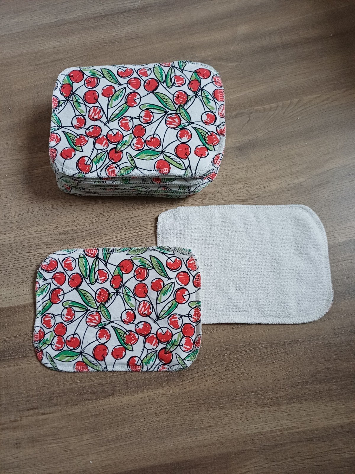 20x wasbare doekjes - kersen, Kinderen en Baby's, Ophalen of Verzenden, Nieuw, Overige typen