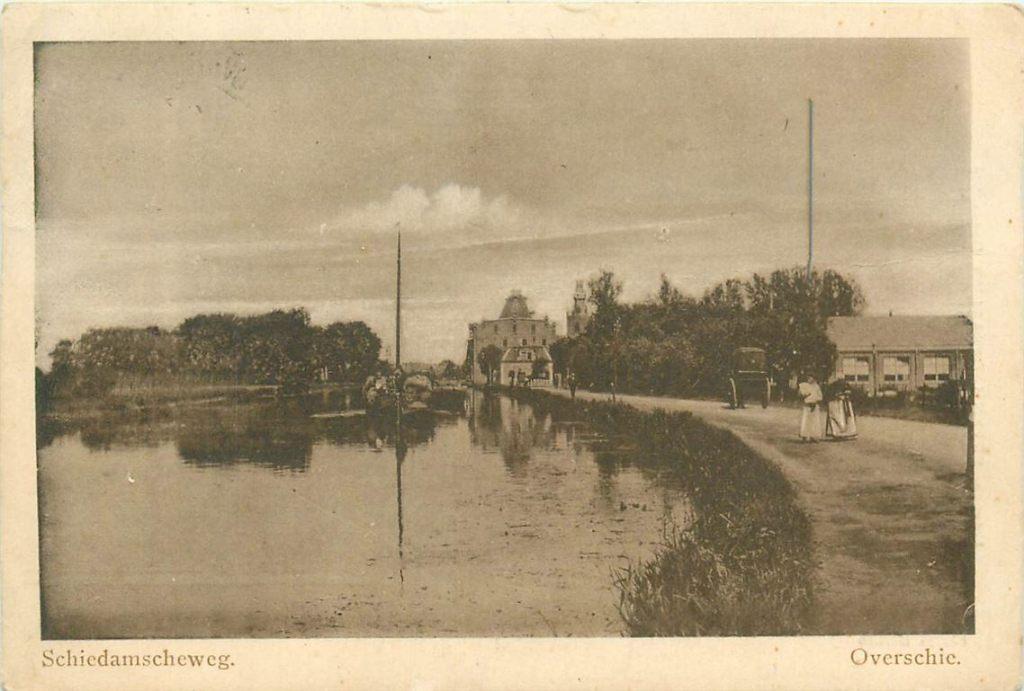 701-357-017 Overschie Schiedamscheweg, Verzenden, Voor 1920, Zuid-Holland