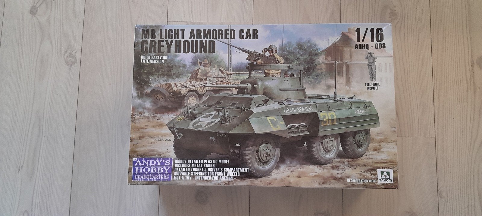 1/16 M8 Greyhound van AHHQ, Ophalen of Verzenden, Nieuw, Groter dan 1:32, Overige merken