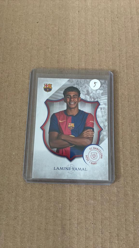 Topps 125 jaar barca lamine yamal, Ophalen of Verzenden, Zo goed als nieuw, Plaatje