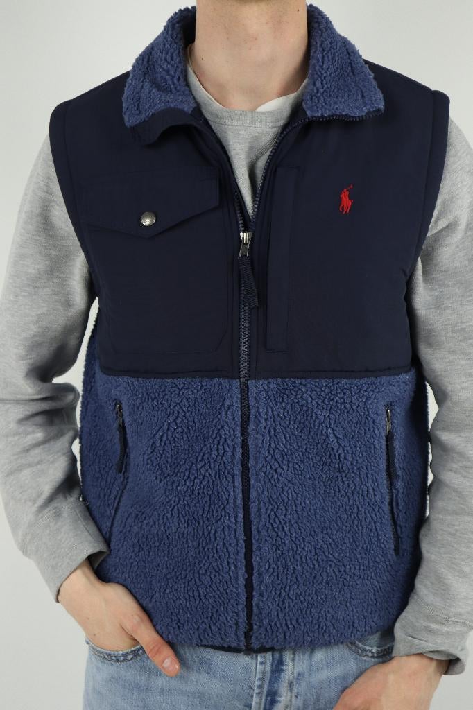Ralph Lauren bodywarmer - S, Kleding | Heren, Bodywarmers, Blauw, Ralph Lauren, Ophalen of Verzenden, Zo goed als nieuw
