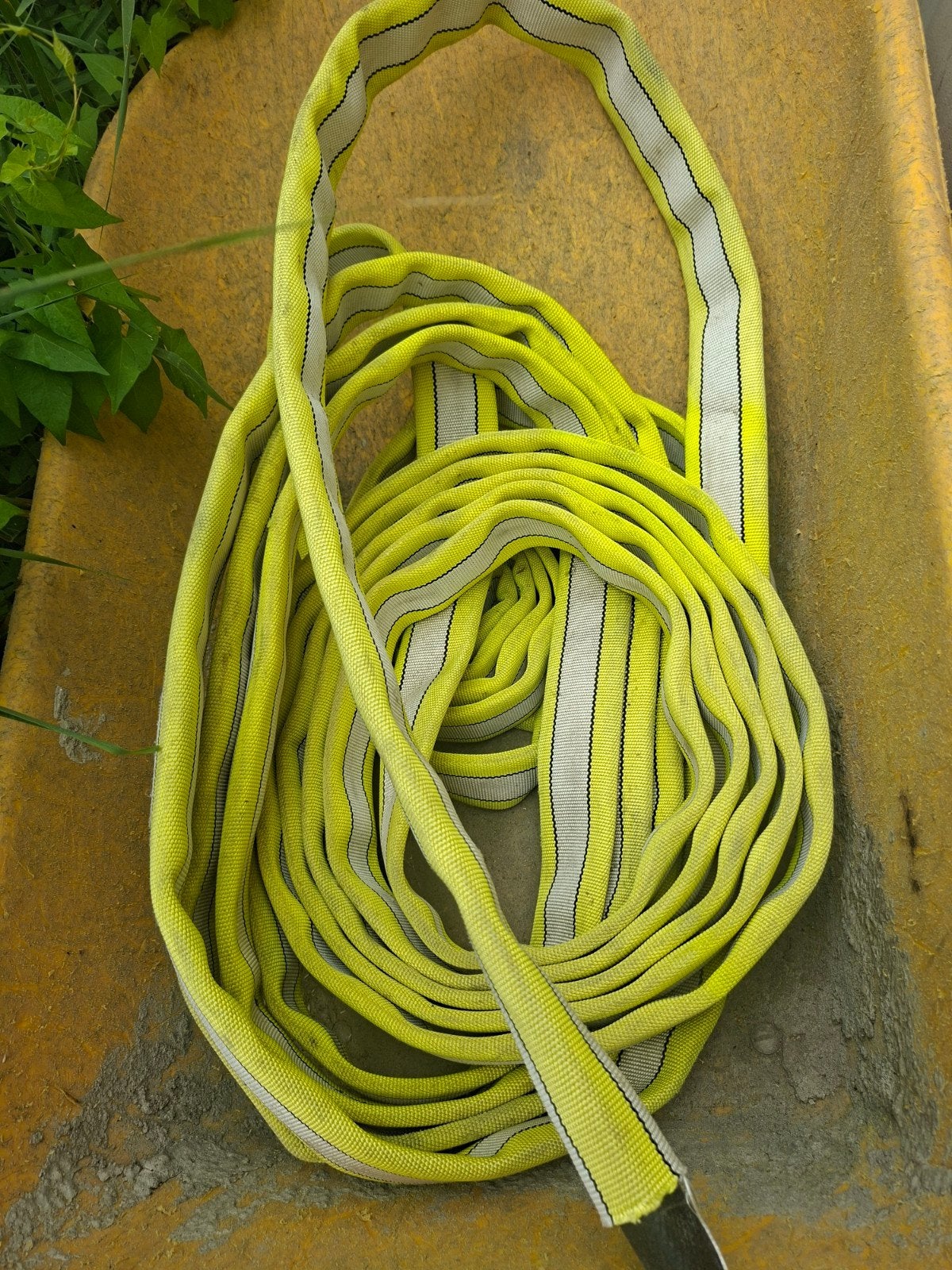 Gele tuinslang, brandweerslang, waterslang, Tuin en Terras, Ophalen of Verzenden, Gebruikt, Tuinslang
