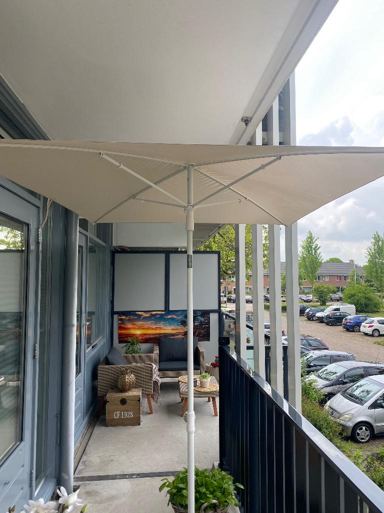 Ikea parasol, Tuin en Terras, Parasols, Ophalen, Zo goed als nieuw, 1 tot 2 meter, Stokparasol