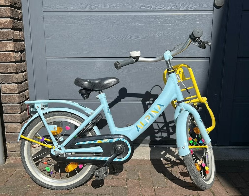Alpina 16 inch kinderfiets, Fietsen en Brommers, Ophalen, Alpina, Schijfrem, 16 tot 20 inch