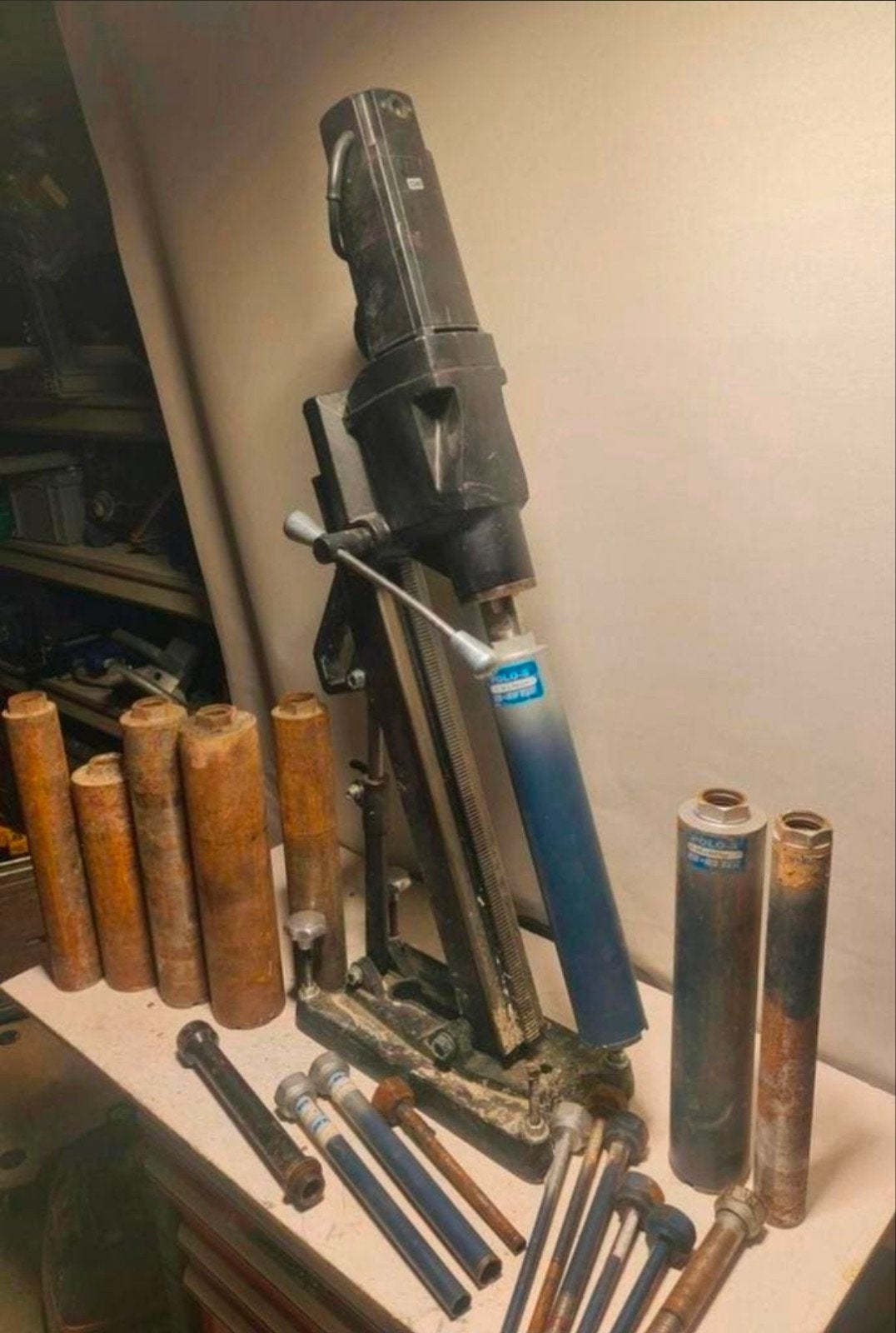 Karat diamantboormachine set met statief
Incl diamantboren, Ophalen of Verzenden, N.v.t, N.v.t, N.v.t