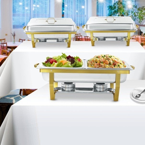 Warmhoudbak Professionele chafing dish €10,- voor 3 dagen, Ophalen, Gebruikt, Overige