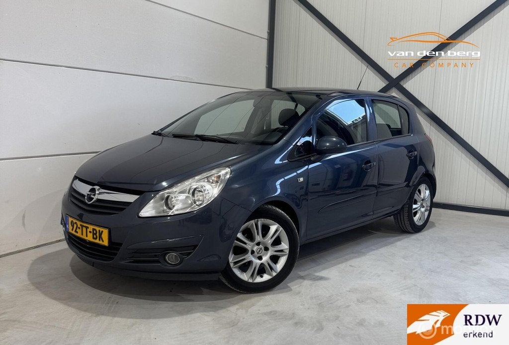 Opel Corsa 1.2-16V Enjoy Automaat Airco Trekhaak, Stof, Gebruikt, 1229 cc, 49 €/maand