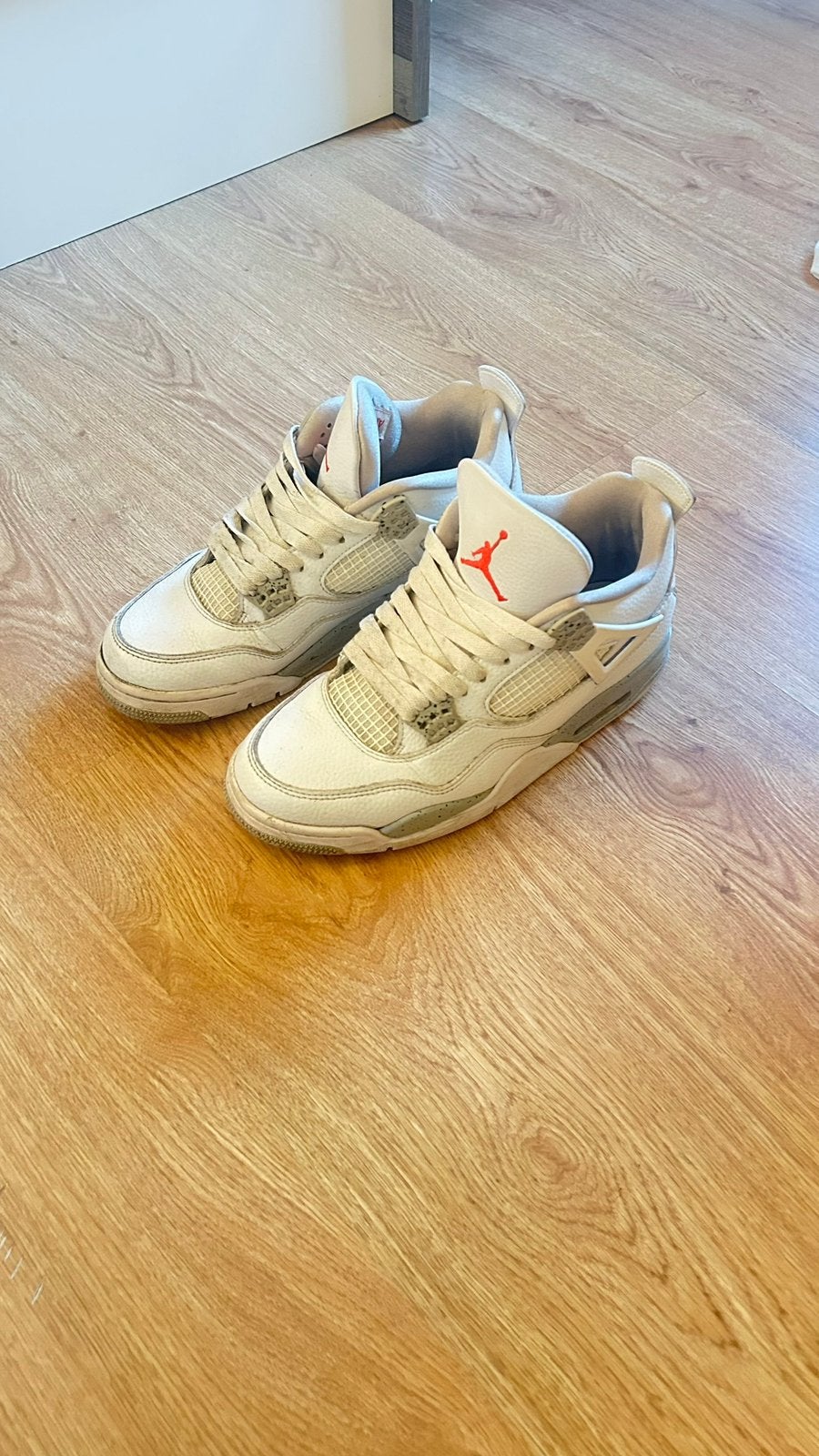 Jordan 4 Oreo’s, Wit, Ophalen of Verzenden, Sneakers of Gympen, Zo goed als nieuw