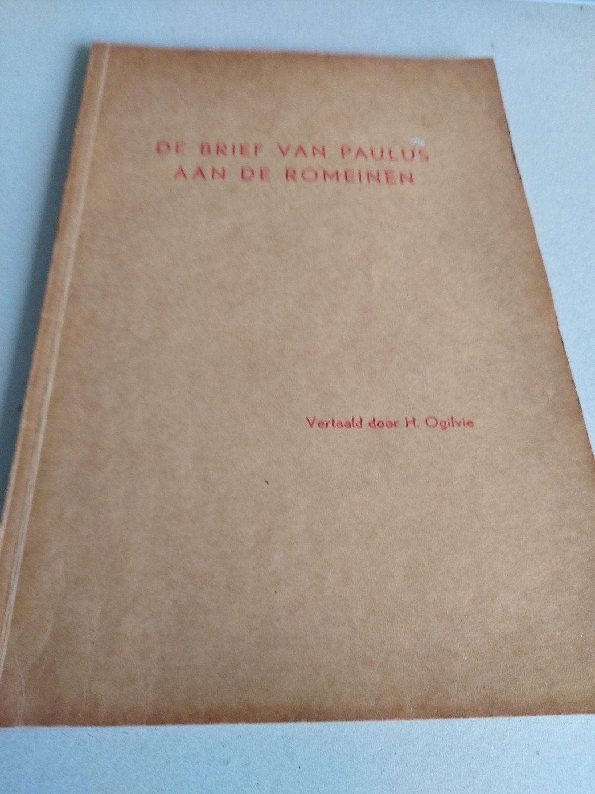De Brief van Paulus aan de Romeinen - H.A.P.J. Ogilvie, Ophalen of Verzenden, Gelezen, Achtergrond en Informatie