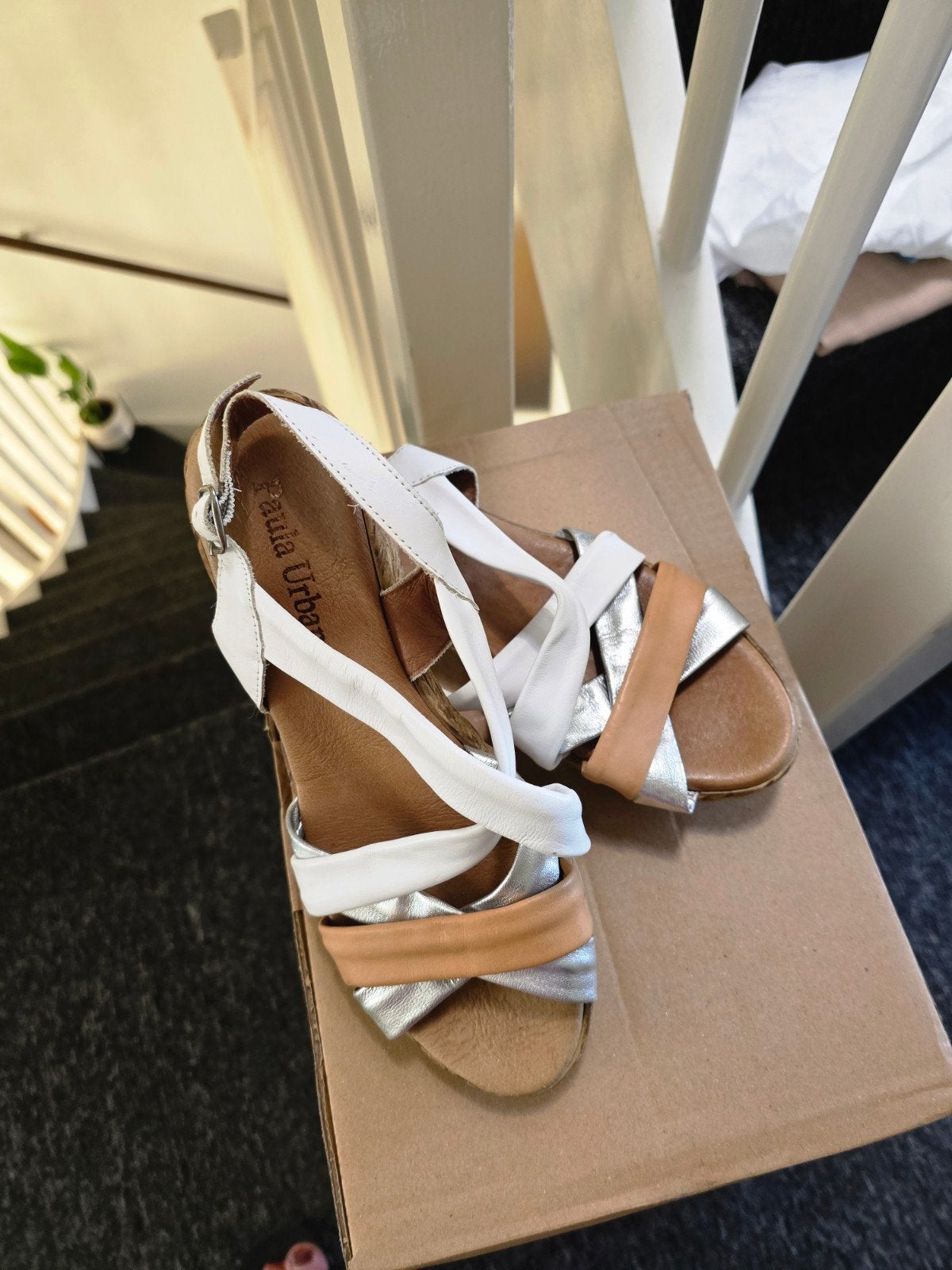 Paola Urban sandalen maat 39, Ophalen of Verzenden, Zo goed als nieuw, Sandalen of Muiltjes
