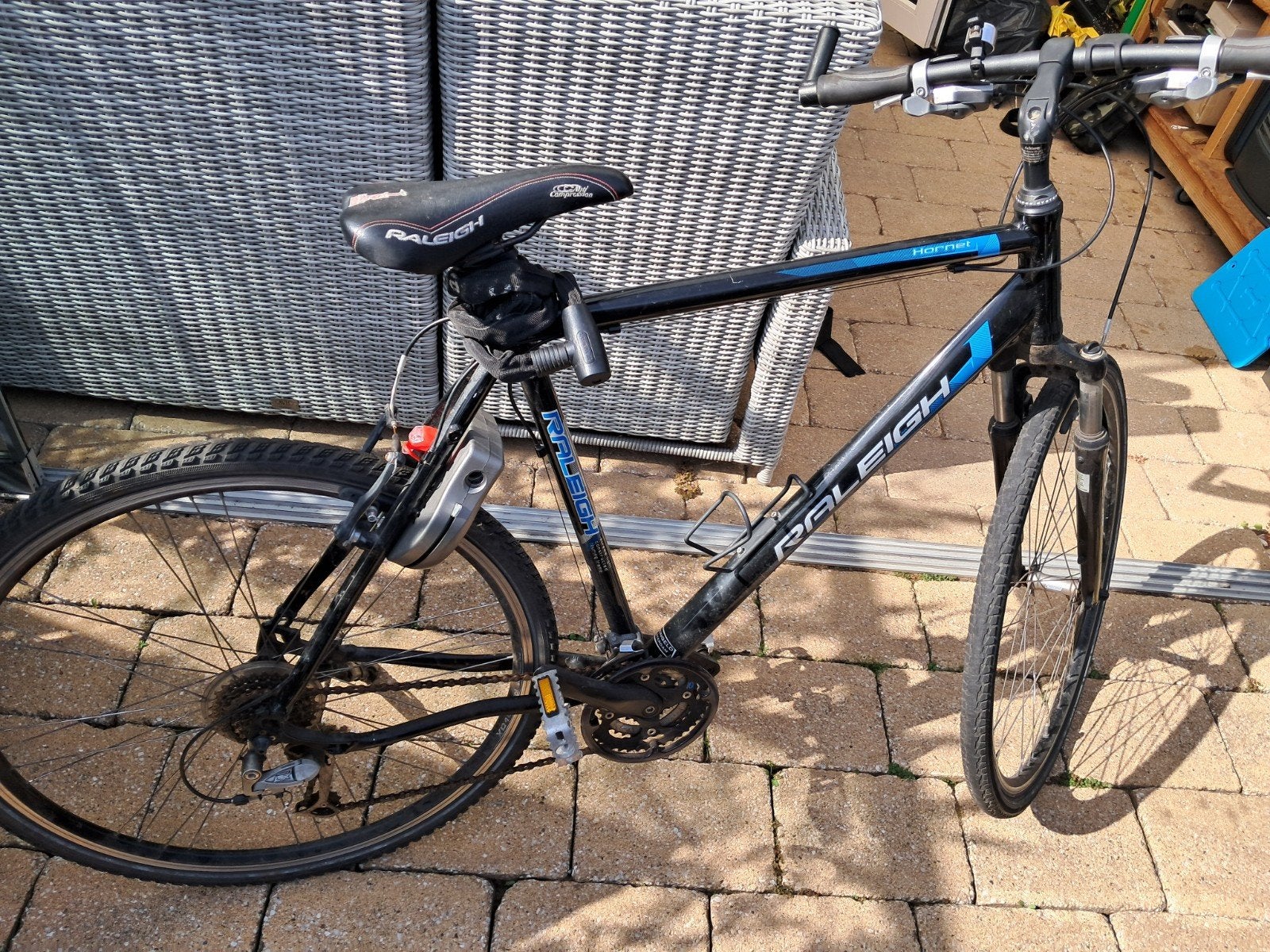 Raleigh Hornet herenfiets - Goede staat, Fietsen en Brommers, Gebruikt, Velgrem, Versnellingen, 53 tot 57 cm