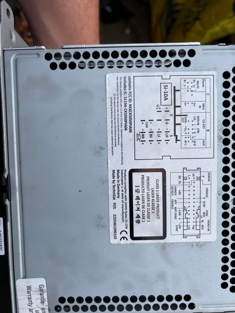 Orginele Vw passat b7 inbouw radio, Ophalen of Verzenden, Gebruikt
