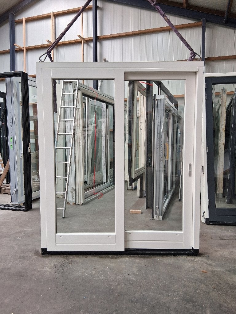 Schuifpui Hr++ bezorgen factuur mogelijk, Doe-het-zelf en Verbouw, Ophalen of Verzenden, Zo goed als nieuw, 150 tot 225 cm, Inclusief glas
