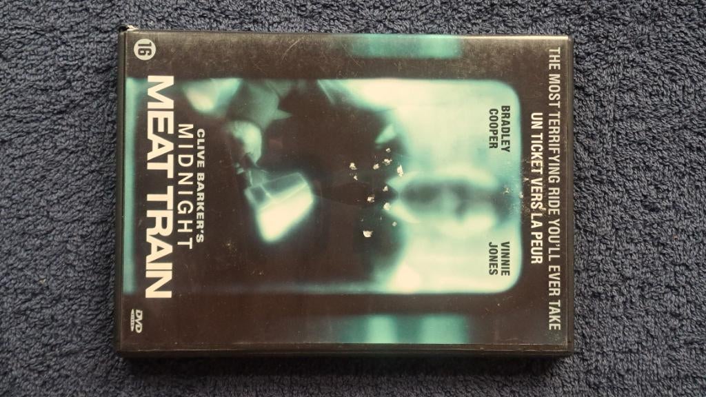 Midnight meat Train "Vinnie Jones, Bradley Cooper", Cd's en Dvd's, Dvd's | Horror, Gebruikt, Alle leeftijden, Ophalen of Verzenden