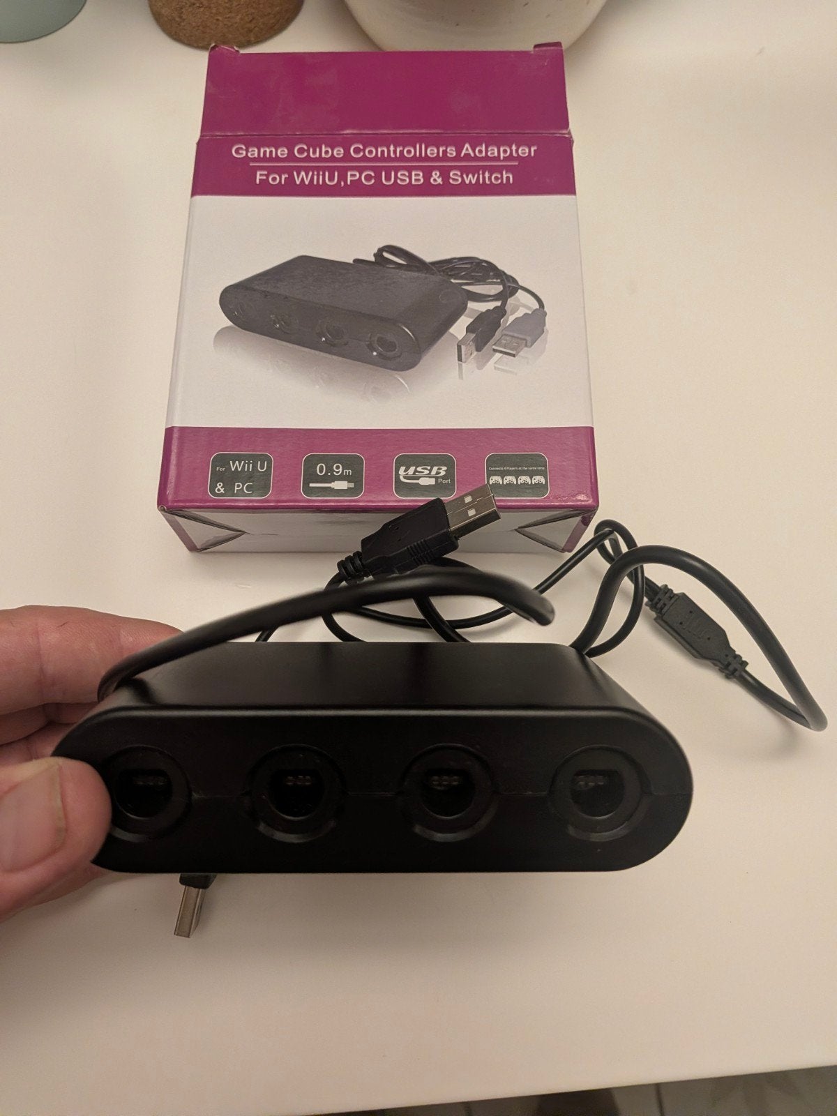 Game cube controllers adapter, Ophalen of Verzenden, Zo goed als nieuw