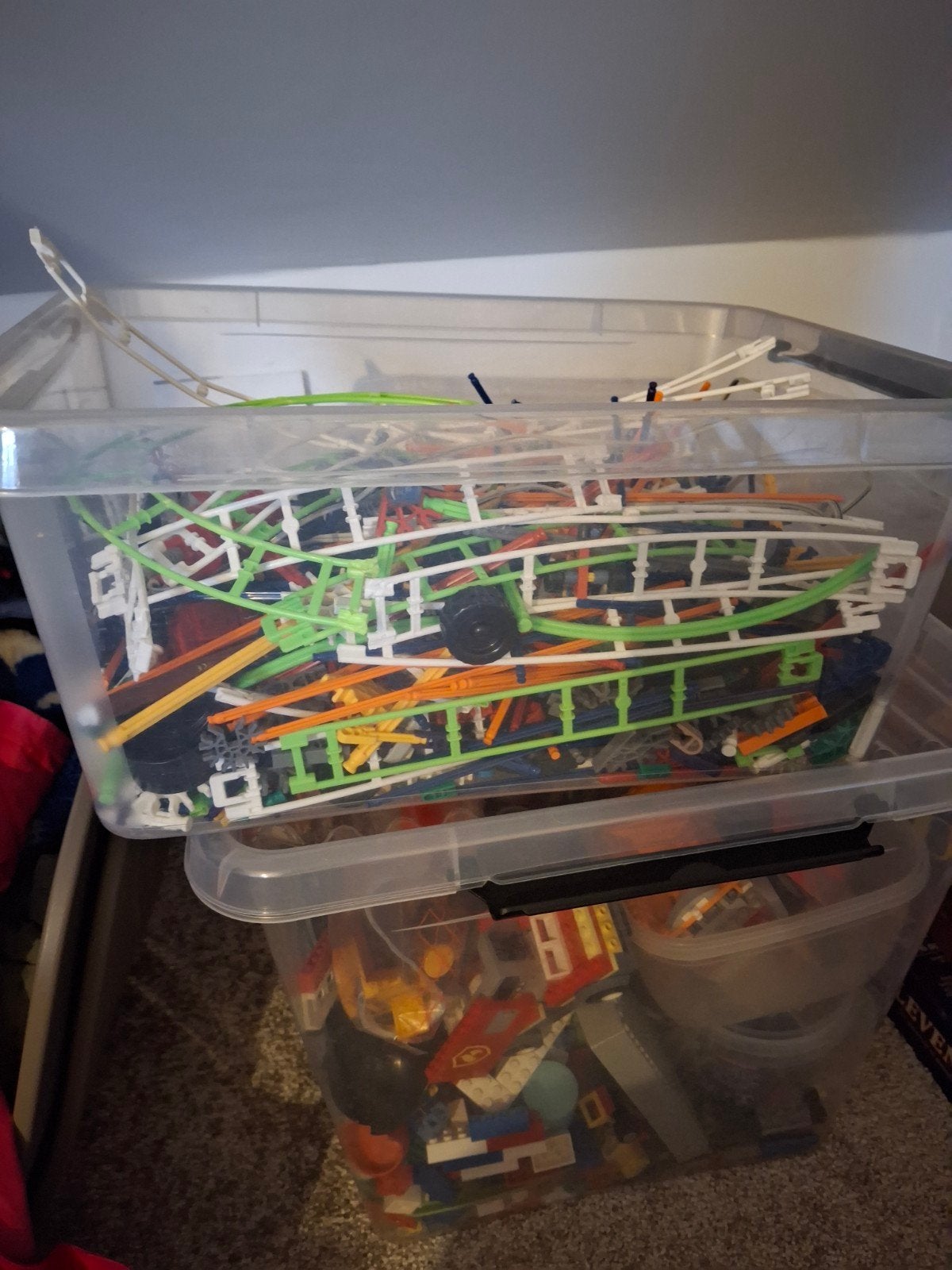 Grote partij K'nex bouwsets o.a achtbanen, Ophalen, Gebruikt, K'nex