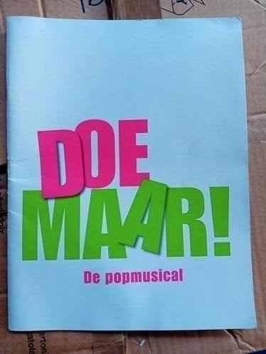 popgroep doe maar de popmusical boek tilburg januari 2007, Ophalen of Verzenden, Gebruikt, Boek, Tijdschrift of Artikel