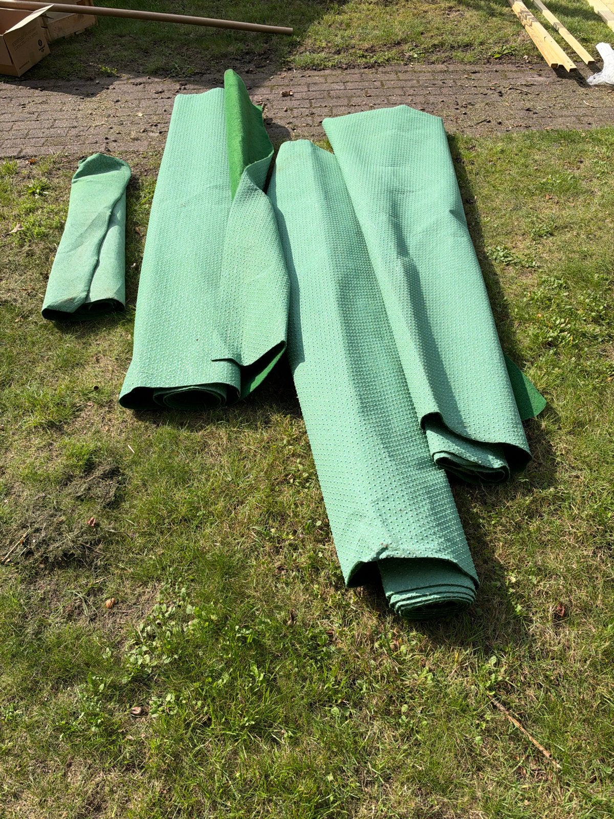 Kunstgras / Grastapijt - Diverse rollen, Ophalen, Gebruikt, 10 tot 20 m², Kunstgras