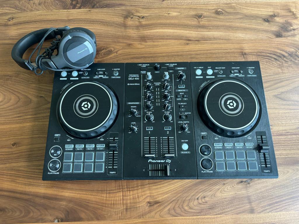 Pioneer DJ DDJ-400 DJ-set met koptelefoon en speakers, Muziek en Instrumenten, Dj-sets en Draaitafels, Ophalen of Verzenden, Zo goed als nieuw