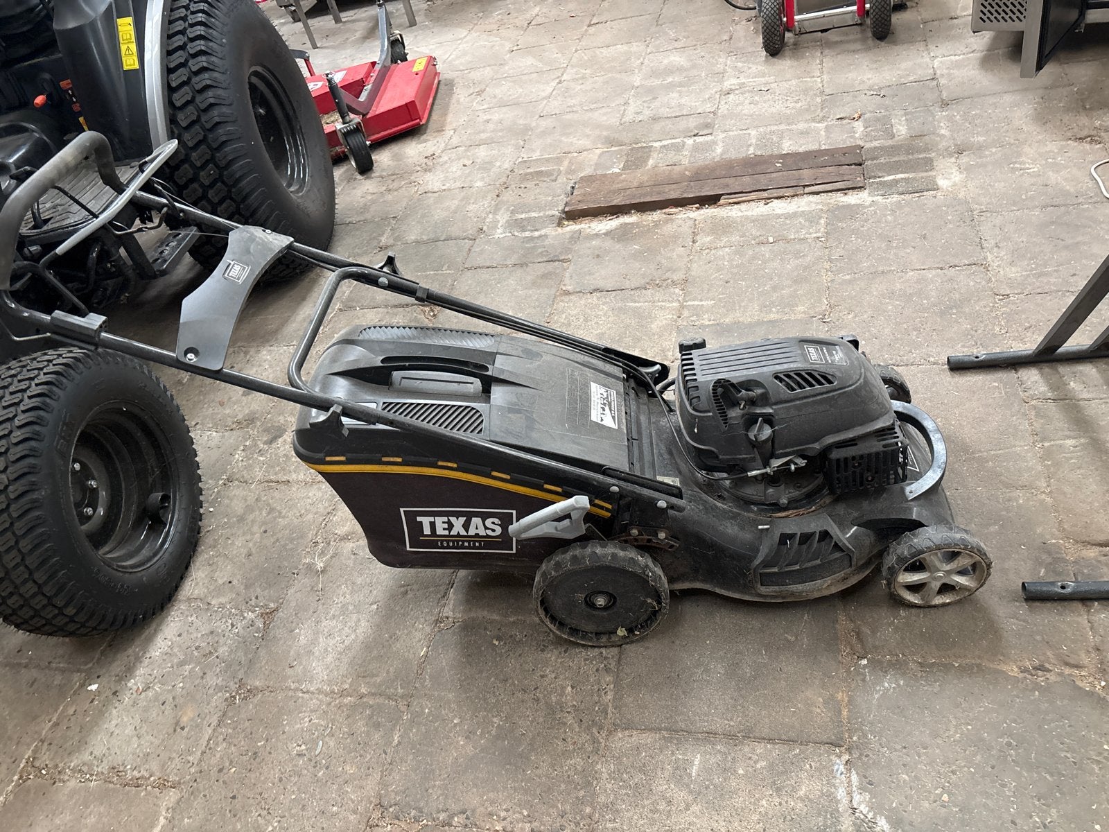 Texas Razor 4610TR/W Benzine Grasmaaier - Gebruikt, Ophalen, Cirkelmaaier, Gebruikt, 40 t/m 49 cm