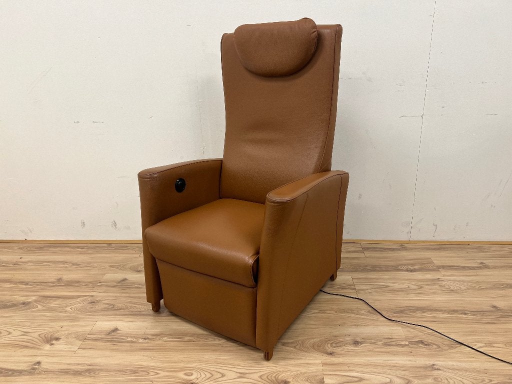 Sta op stoel fitform cognac leder, Diversen, Ophalen, Zo goed als nieuw
