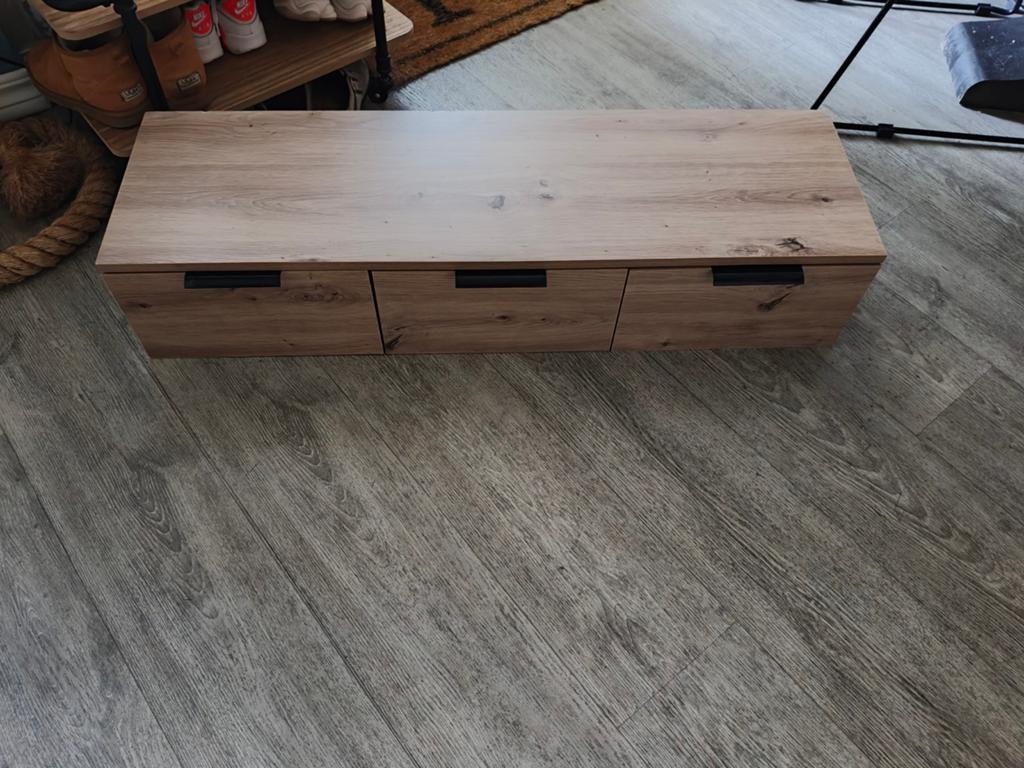 Zwevend (tv) kastje, Ophalen, 25 tot 50 cm, Minder dan 100 cm