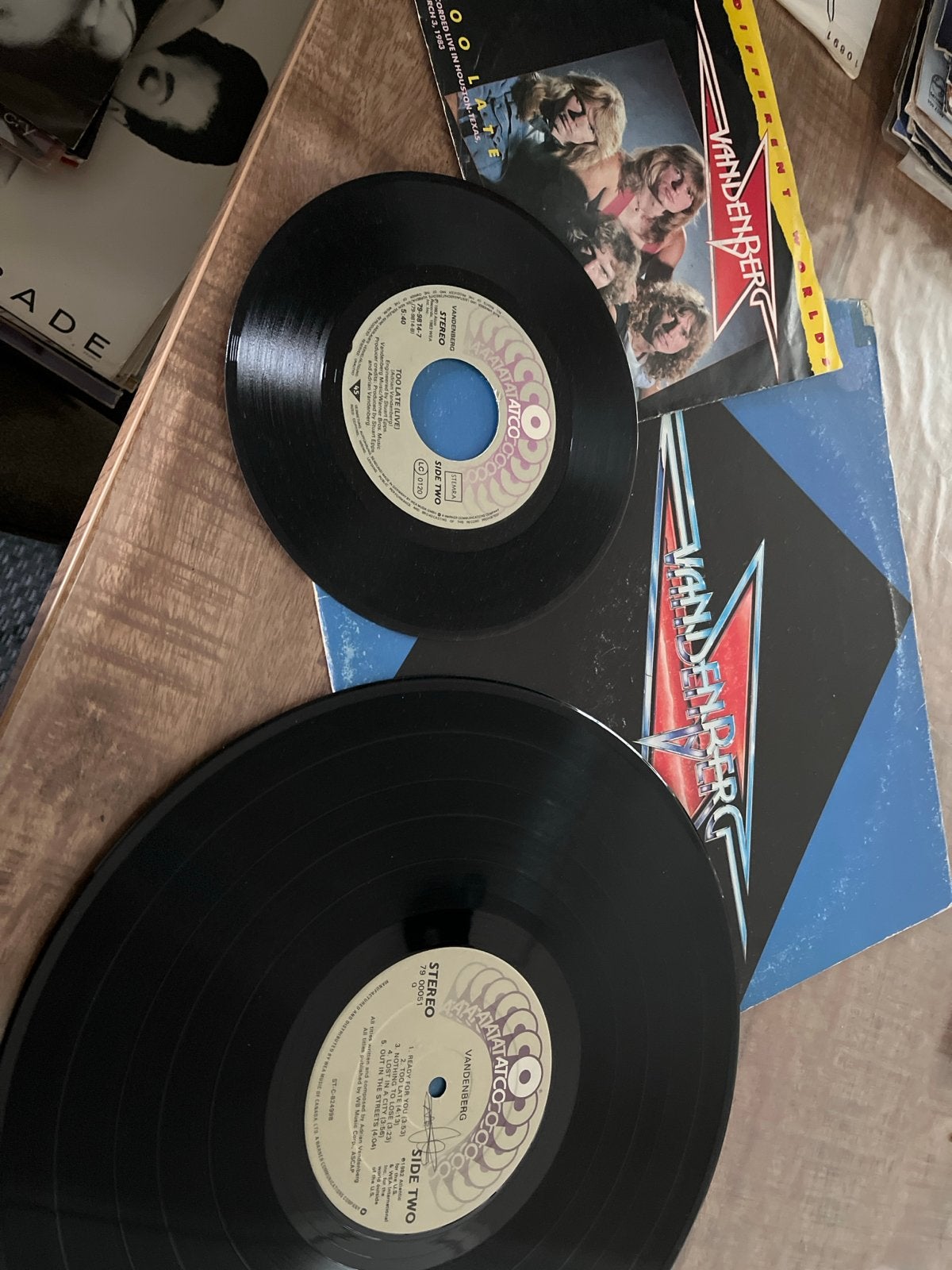 Vandenberg LP en single, LP, Gebruikt, Hard Rock, 7 inch