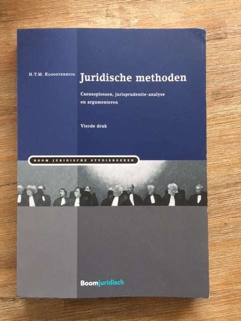 Te koop: Juridische methoden., Boeken, Studieboeken en Cursussen, Zo goed als nieuw, HBO, Alpha, Ophalen of Verzenden